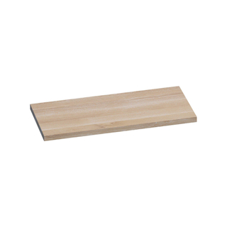 Saniclass Massief eiken wastafelblad 100x46x4cm zonder kraangat Hout White oak TWEEDEKANS