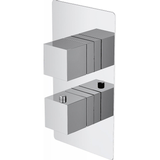 Adema Alcedo inbouw thermostatische douchekraan vierkant chroom