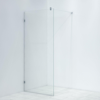 Saniclass Bellini inloopdouche met scharnierbevestiging 90x200cm 8mm veiligheidsglas anti kalk chroom