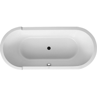 Duravit Starck bad acryl ovaal 180x80cm met paneel met poten wit