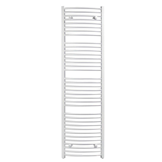 Henrad Aphrodite handdoekradiator 176.5x58.5cm 934watt 4 aansluitingen Staal Wit Glans