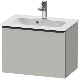 Duravit D-Neo wastafelonderkast 61x44x37.2cm 1 lade Betongrijs Mat