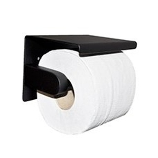 Wiesbaden Brush toiletrolhouder mat-zwart