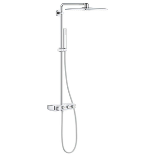 GROHE Euphoria smartcontrol Regendoucheset Opbouw - hoofddouche vierkant 31cm - handdouche staaf - chroom