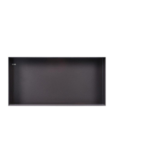 Looox Colour BoX inbouwnis - 60x30x10cm - RVS antraciet mat