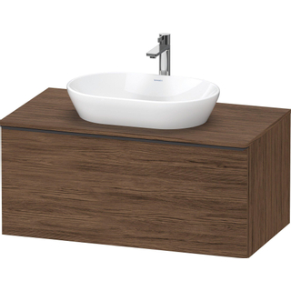 Duravit D-Neo wastafelonderkast 100x45.9x55cm 1 lade Noten (donker) Mat