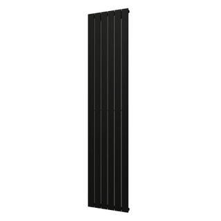 Plieger Cavallino Retto designradiator verticaal enkel middenaansluiting 2000x450mm 999W zwart