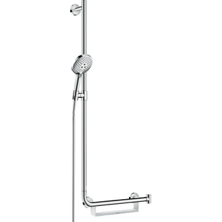 Hansgrohe Raindance select s 120 glijstangset ecosmart comfort 110 links chroom