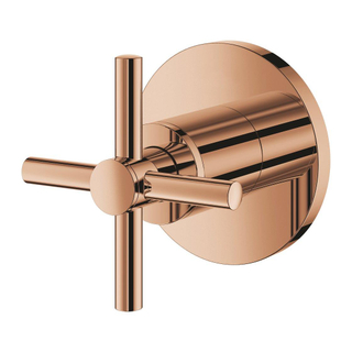 Grohe Atrio Inbouwthermostaat - 1 knop - stopkraan - met kruisgreep - warm sunset