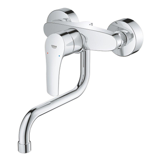 GROHE Eurosmart Keukenkraan - draaibare uitloop - inbouw - chroom