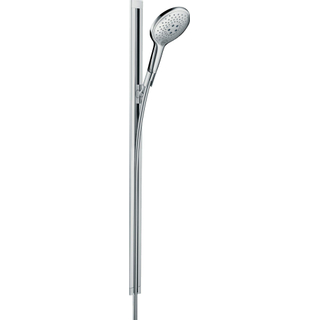 Hansgrohe Raindance Select UnicaS glijstangset met Raindance 150 AIR 3jet handdouche 90cm met doucheslang 160cm wit chroom