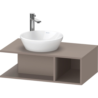 Duravit D-Neo wastafelonderkast 80x26x48cm Basalt Mat