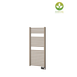 Plieger Palermo-EL III/Fischio elektrische designradiator horizontaal 1111x500mm 500W zandsteen