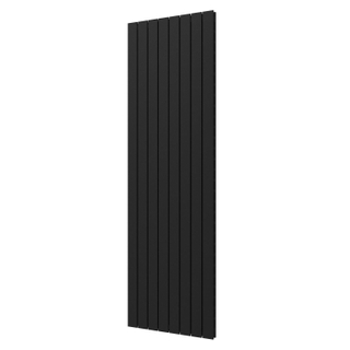 Plieger Cavallino Retto designradiator verticaal dubbel middenaansluiting 2000x602mm 1716W donkergrijs structuur