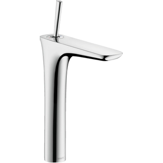 Hansgrohe PuraVida wastafelkraan verhoogd met push open garnituur chroom