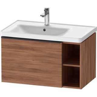 Duravit D-Neo wastafelonderkast 78.4x44x45.2cm 1 lade met softclose Noten Mat