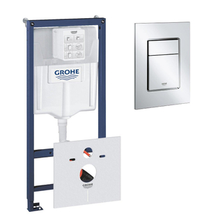 GROHE Rapid SL inbouwreservoir inclusief GROHE Skate cosmopolitan bedieningsplaat Chroom