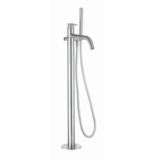 Crosswater 3ONE6 Staande Badkraan - vrijstaand - 90.5cm hoog - staafhanddouche - RVS