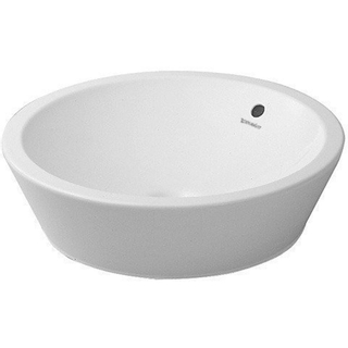 Duravit Starck 1 waskom m. overloop Ø53cm m. WG wit