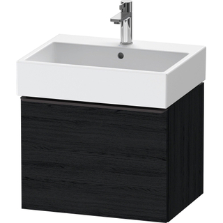 Duravit D-Neo wastafelonderkast 58.4x44x44.2cm 1 lade Eiken (zwart) Mat