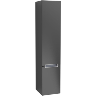 Villeroy & boch Subway 2.0 kast hoog 350x1650x370mm linksdraaiend black matt