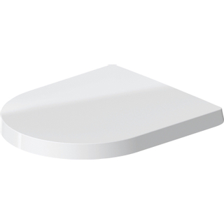 Duravit ME by Starck WC-zitting 43.8x37.4x4cm compact met softclose met quickrelease Kunststof wit Glanzend|Mat