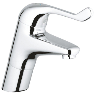 GROHE Euroeco Special veiligheids wastafelkraan hoog met hendel 12cm gladde body chroom