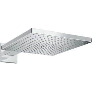 Hansgrohe Raindance E Square hoofddouche E300 1jet met douchearm 39cm 30x30cm chroom