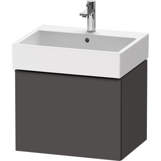 Duravit D-Neo wastafelonderkast 58.4x44x44.2cm 1 lade Grafiet Mat