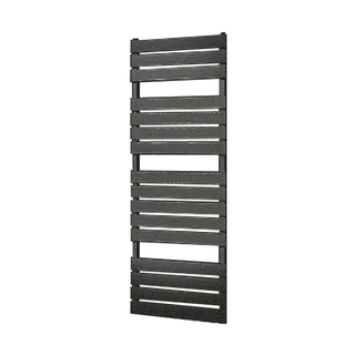 Plieger Genua designradiator horizontaal 1520x550mm 800W zwart grafiet (black graphite)