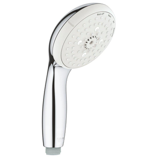 GROHE New Tempesta handdouche met 4 straalsoorten Ø10cm 9.5L/min. chroom/wit