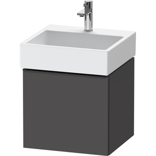 Duravit D-Neo wastafelonderkast 48.4x44x44.2cm 1 lade Grafiet Mat