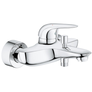 GROHE Wave New badkraan met koppelingen met omstel chroom