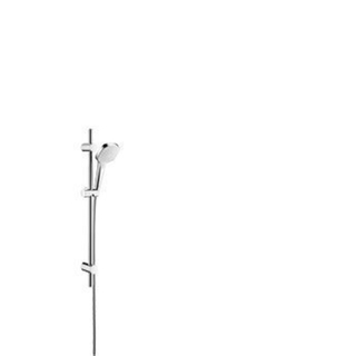 Hansgrohe MySelect glijstangset m. handdouche 65 cm, Ø11cm m. 3 straalsoorten m. doucheslang en verstelbare wandsteun chroom