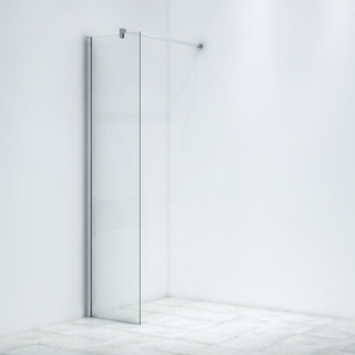 Saniclass Bellini inloopdouche - 50x200cm - helder glas - chroom