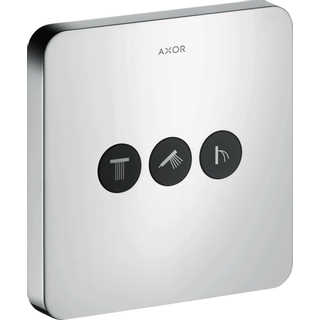 AXOR Showerselect afdekset thermostaat 3 stopkranen chroom