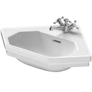 Duravit 1930 hoekfontein 60x45.5cm wit