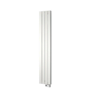 Plieger Cavallino Retto-EL II/Fischio elektrische designradiator verticaal 1800x298mm 800W zwart SHOWROOMMODEL