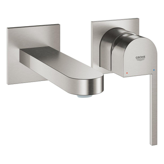 GROHE Plus waterbesparende afbouwdeel voor wandkraan m-size met sprong 14.7cm supersteel