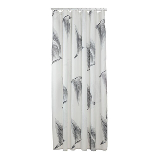 Sealskin Birds Douchegordijn 180x200 cm Polyester Zwart / Wit