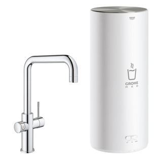 GROHE Red Keukenkraan - hoog - 3 in 1 - u uitloop - l size boiler - chroom