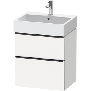 Duravit D-Neo wastafelonderkast 58.4x62.5x44.2cm 2 lades wit Mat