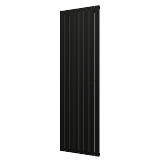 Plieger Cavallino Retto designradiator verticaal enkel middenaansluiting 2000x602mm 1332W mat zwart