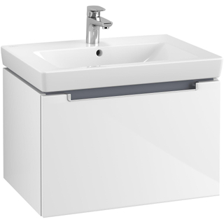 Villeroy & boch Subway 2.0 wastafelonderkast 63.7x42x45.4cm Wit glans