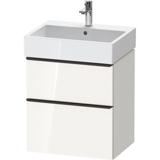 Duravit D-Neo wastafelonderkast 58.4x62.5x44.2cm 2 lades wit Hoogglans