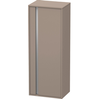 Duravit Ketho badkamerkast 50x36x132cm 1 deur Standaard greep Basalt