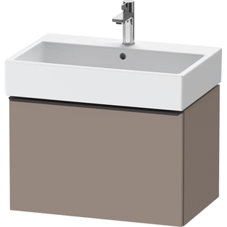 Duravit D-Neo wastafelonderkast 68.4x44x44.2cm 1 lade Basalt Mat