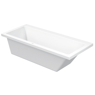 Duravit Vero bad acryl rechthoekig met rugsteun rechts 170x70x46cm wit