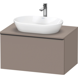 Duravit D-Neo wastafelonderkast 80x45.9x55cm 1 lade Basalt Mat