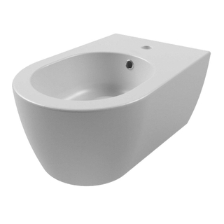 Royal plaza Novia wandbidet met overloop 1 kraangat wit